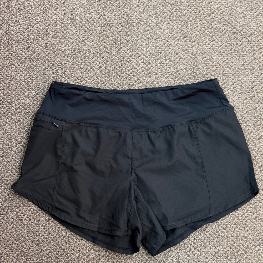 Women's Black Athletic Shorts